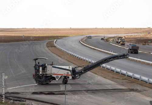 Photo: Construction and repair of highway Construction and repair of highway