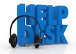 Illustration: concept of help desk service concept of help desk service
