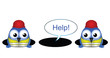 workers with colleague stuck in a hole