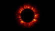 Corona Sun, solar eclipse.