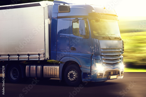 Photo: Speeding Truck Speeding Truck
