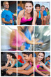 Health and Fitness Montage Men and Women