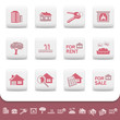 Vector: Professional real estate business vector icon set Professional real estate business vector icon set