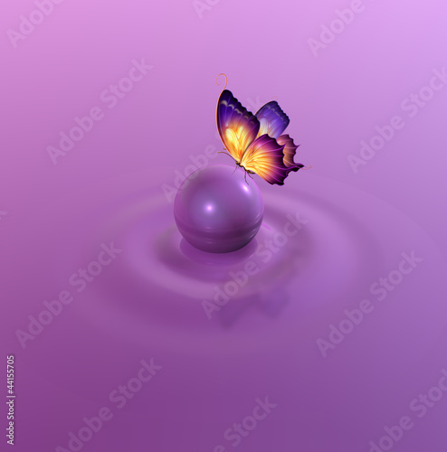 Illustration: Romantic abstract background Romantic abstract background