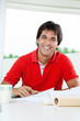 Foto: Happy Architect Working From Home Happy Architect Working From Home