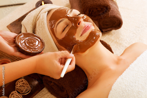 Photo: Chocolate Mask Facial Spa. Beauty Spa Salon Chocolate Mask Facial Spa. Beauty Spa Salon