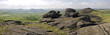 National Park - Stone Tombs. Donetsk. Ukraine. Panorama