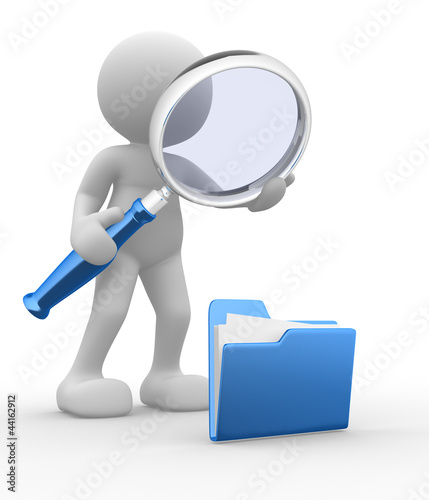 Illustration: Magnifying glass Magnifying glass