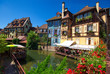Petite Venise à Colmar , Alsace (Fr).