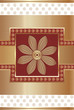 Greeting card in traditional look