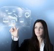 Photo: Technology virtual interface Technology virtual interface
