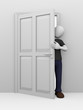 Man peeping