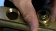 plumber assembling a collector