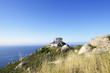 lighthouse at cape fisterra galicia spain. end of pilgrim route