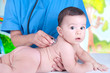 child at doctor -
