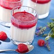 Raspberry cream dessert