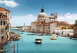 Grand Canal and Basilica Santa Maria della Salute, Venice, Italy