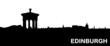 Silhouette von Edinburgh