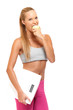 portrait of a healthy woman