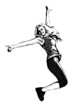 Vector: aerobics dancer aerobics dancer