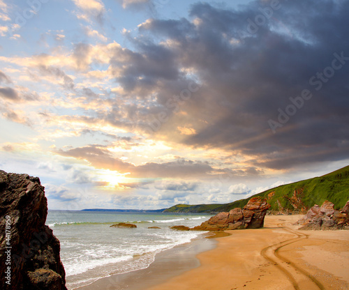 Photo: Coast of England, Devon, UK Coast of England, Devon, UK