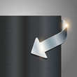 Vektor: metallic web shop button metallic web shop button