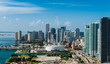 Aerial view of Downtown Miami