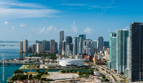 Photo: Aerial view of Downtown Miami Aerial view of Downtown Miami