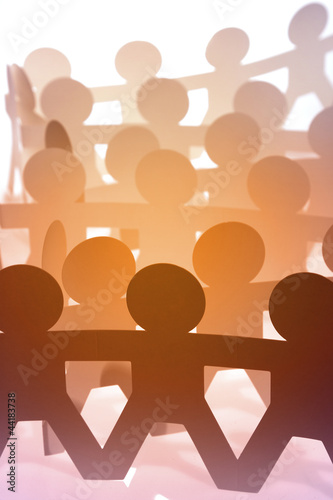 Photo: Paper doll people Paper doll people