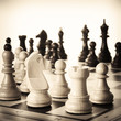 Vintage chess board