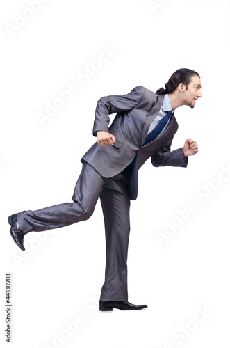 Photo: Businessman isolated on the white background Businessman isolated on the white background