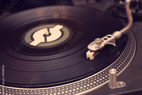 Photo: Vinyl player Vinyl player