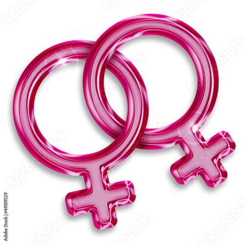 Illustration: lesbian relationship symbol lesbian relationship symbol