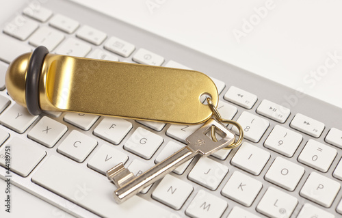 Photo: Key fob and Keyboard Key fob and Keyboard