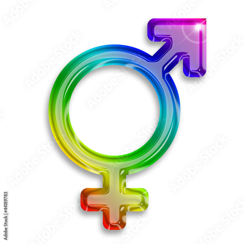 Illustration: transgender symbol transgender symbol