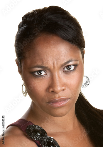 Photo: Pretty Woman Frowning Pretty Woman Frowning