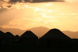 Yurt tents, Lake Song-Kul, Kyrgyzstan, Kirghizistan