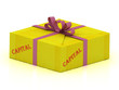 CAPITAL stamp on gift box