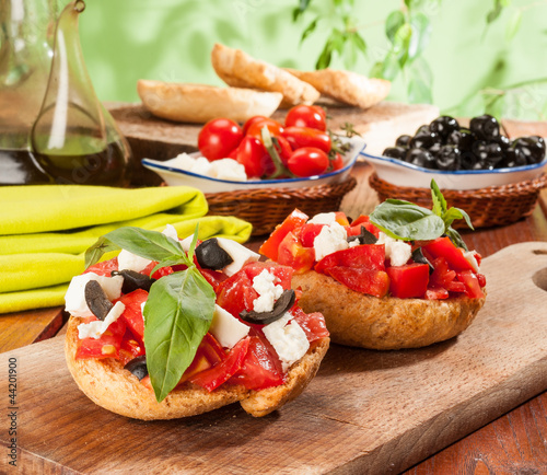Photo: Frisella con pomodoro - frisella tomato Frisella con pomodoro - frisella tomato