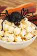 Halloween Spider with Popcorn