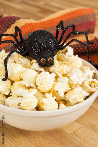 Photo: Halloween Spider with Popcorn Halloween Spider with Popcorn