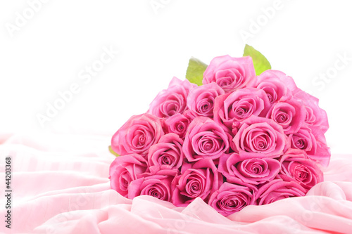 Photo: Bouquet of pink roses Bouquet of pink roses