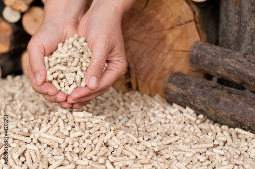 Photo: Pellets- biomass Pellets- biomass