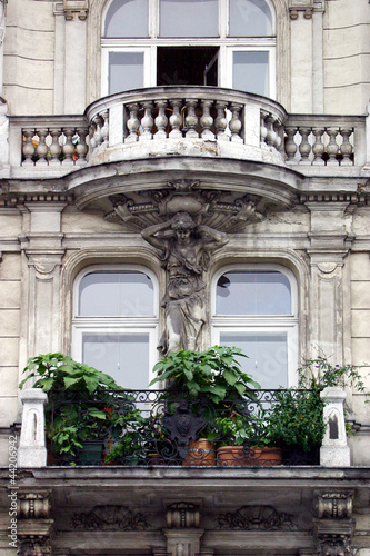 Photo: Altbaufassade mit Balkon Altbaufassade mit Balkon