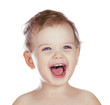 Dettagli della fotografia laughing boy isolated