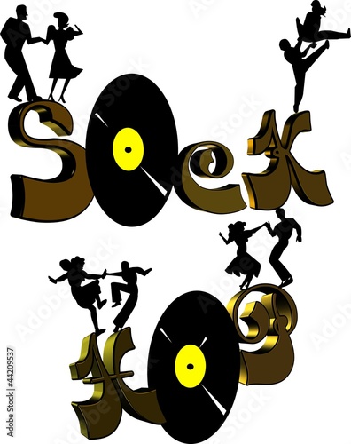 sock hop silhouette