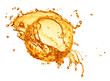 Orange splashing
