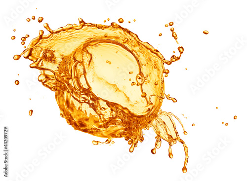Photo: Orange splashing Orange splashing
