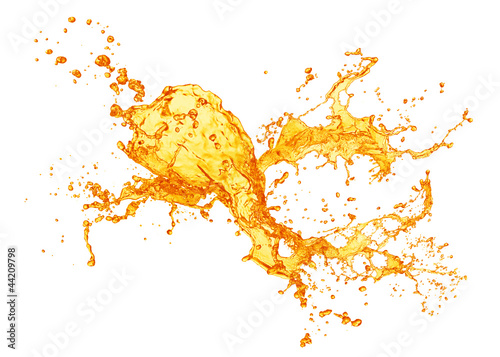 Photo: orange juice splash orange juice splash