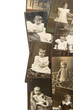 vintage baby portraits in sepia